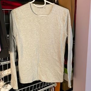 Abercrombie & Fitch Tuckable Heather Grey Top